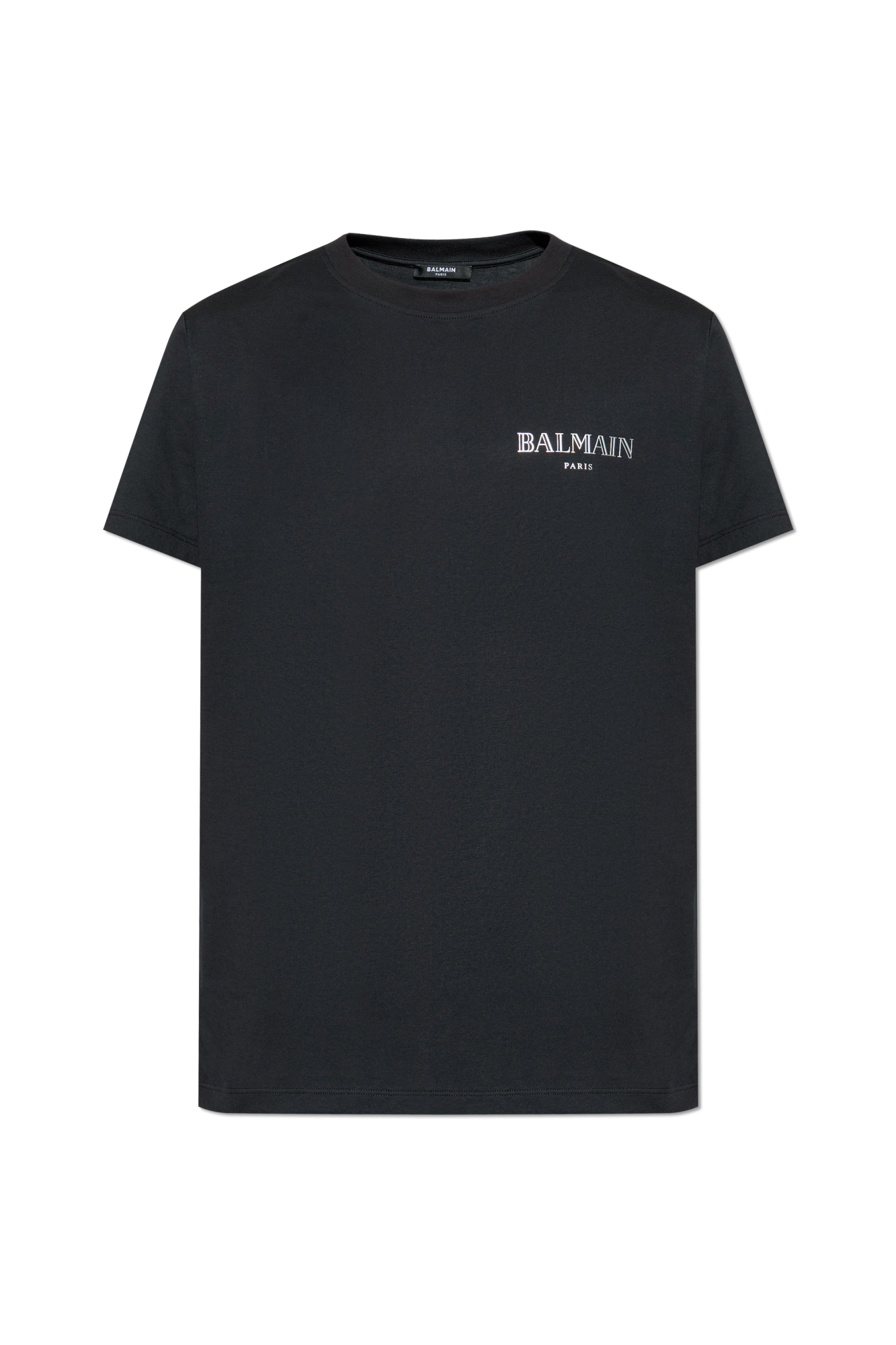 【関税込み】Balmain グレー ゼブラ Tシャツ Black T-shirt with printed logo Balmain - Vitkac AS